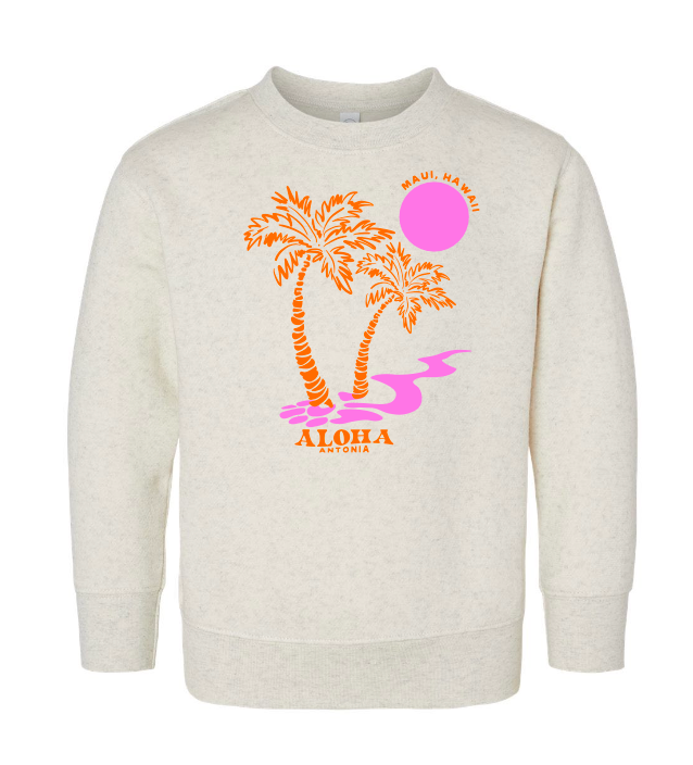 Paradise Beach Kids Sweatshirt