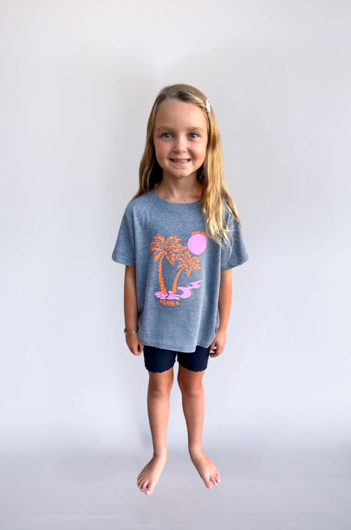 Paradise Beach Kids Tee