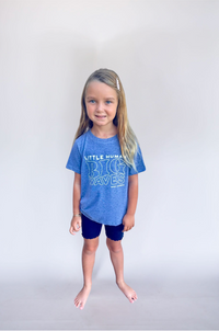 Little Human Big Waves Kids Tee