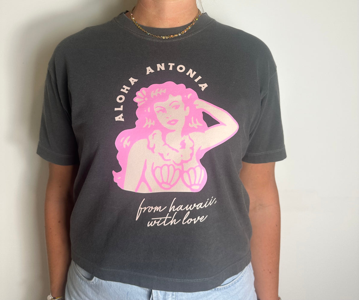 Mermaid Crop Tee