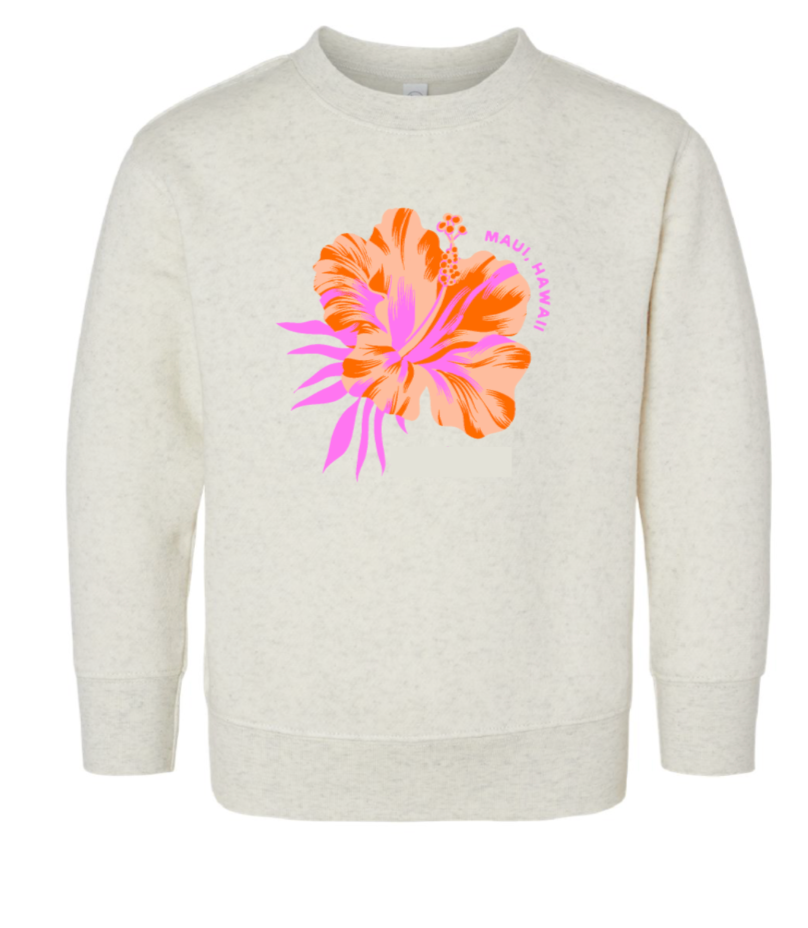 Hibiscus Kids Sweatshirt